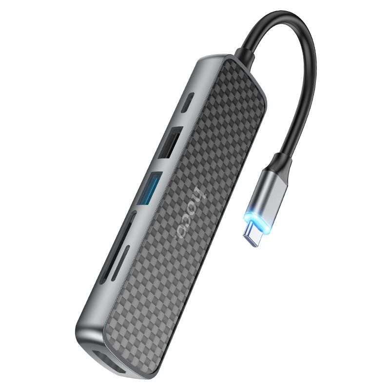Hoco Type-C adapter USB-C 3.0 to HDMI + PD + USB-A 3.0 Hoco Type-C adapter USB-C 3.0 to HDMI + PD + USB-A 3.0